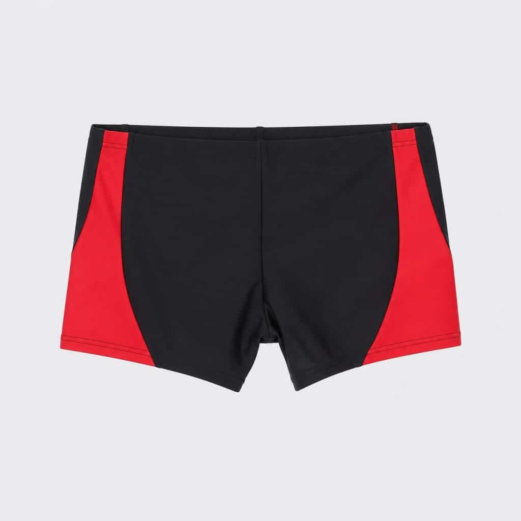 Boxer de bain junior ajusté présenté sur fond clair