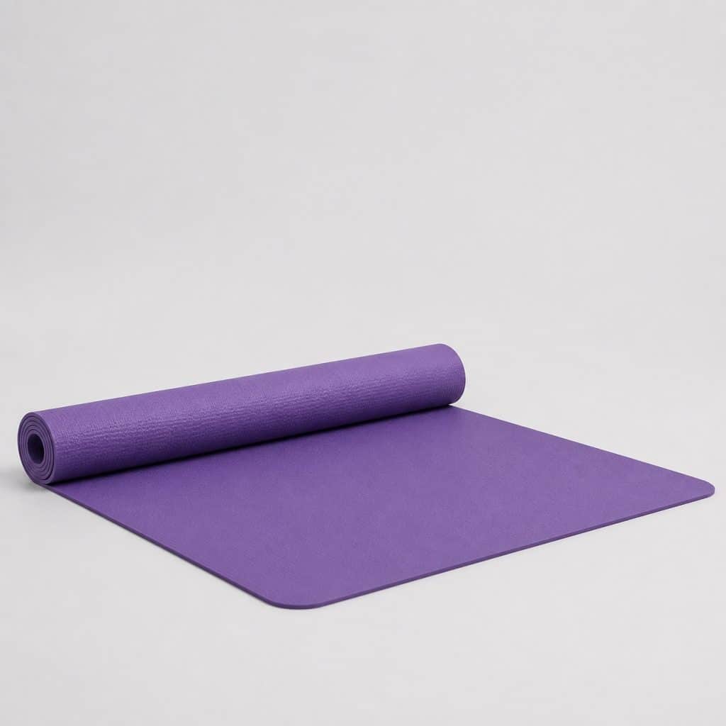 Tapis de sol de voyage 3 mm présenté sur fond clair